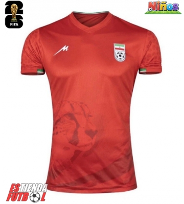 Irán Segunda Equipación Niños Mundial 2026 Manga Corta (+ Pantalones cortos)